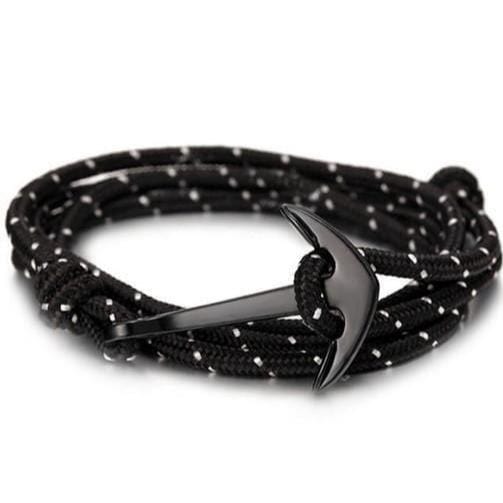 Bracelet Ancre Marine "Stylé" en Corde - Mon Bracelet Homme