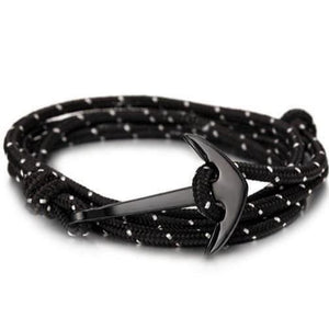 Bracelet Ancre Marine "Stylé" en Corde - Mon Bracelet Homme