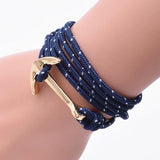 Bracelet Ancre Réglable en Corde - Mon Bracelet Homme