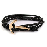 Bracelet Ancre Viking Noir