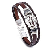 Bracelet Arbre de Vie en Cuir pour Homme - Mon Bracelet Homme
