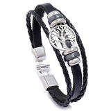Bracelet Arbre de Vie en Cuir pour Homme - Mon Bracelet Homme