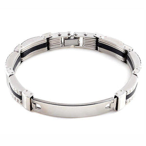 Bracelet Argenté Chaîne Homme en Acier - Mon Bracelet Homme