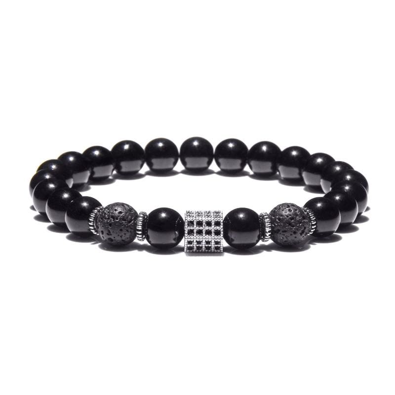 Bracelet avec Perles pour Homme en Pierre - Mon Bracelet Homme