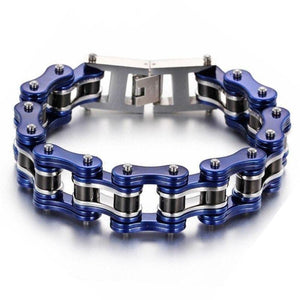 Bracelet Biker Chaîne de Moto Homme en Acier - Mon Bracelet Homme