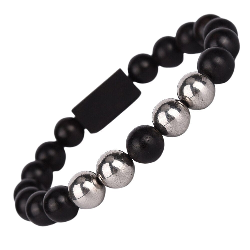 Bracelet Bois et Acier Inoxydable pour Homme Mauricio Wood - Mon Bracelet Homme