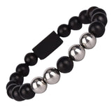Bracelet Bois et Acier Inoxydable pour Homme Mauricio Wood - Mon Bracelet Homme