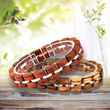 Bracelet Bois et Métal pour Homme Kobe Wood - Mon Bracelet Homme