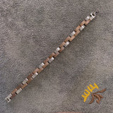 Bracelet Bois Homme et Acier Inoxydable - Mon Bracelet Homme