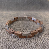 Bracelet Bois Homme et Acier Inoxydable - Mon Bracelet Homme