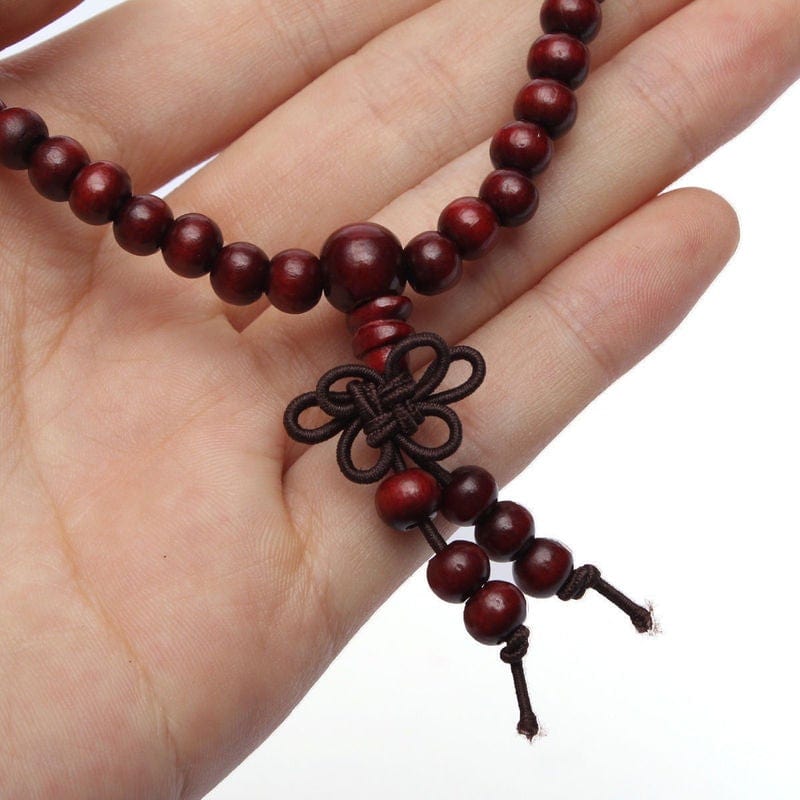 Bracelet Bouddhiste en Perles de Bois pour Homme - Mon Bracelet Homme