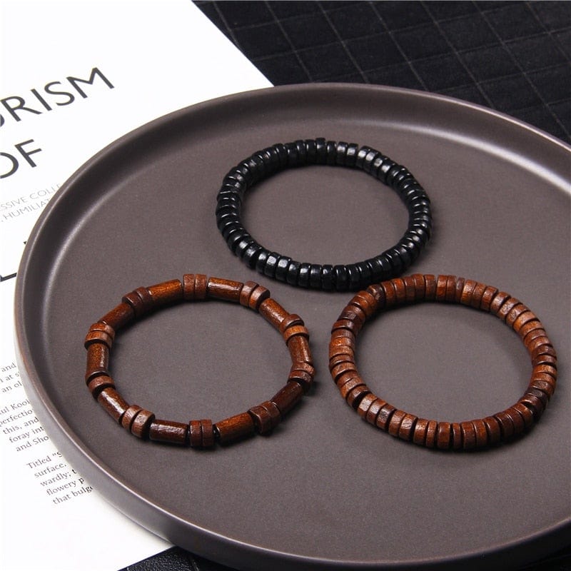 Bracelet Boule en Bois pour Homme - Mon Bracelet Homme