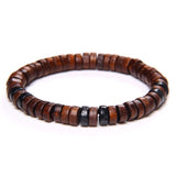 Bracelet Boule en Bois pour Homme