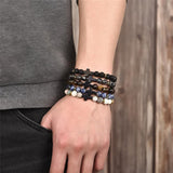 Bracelet Boule Homme avec Croix - Mon Bracelet Homme