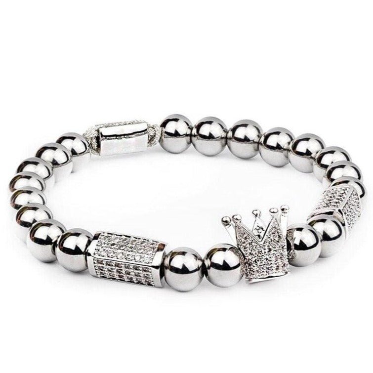 Bracelet Boule Homme Luxe en Perle - Mon Bracelet Homme