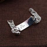 Bracelet Chaîne avec Tête de Mort en Argent Homme - Mon Bracelet Homme