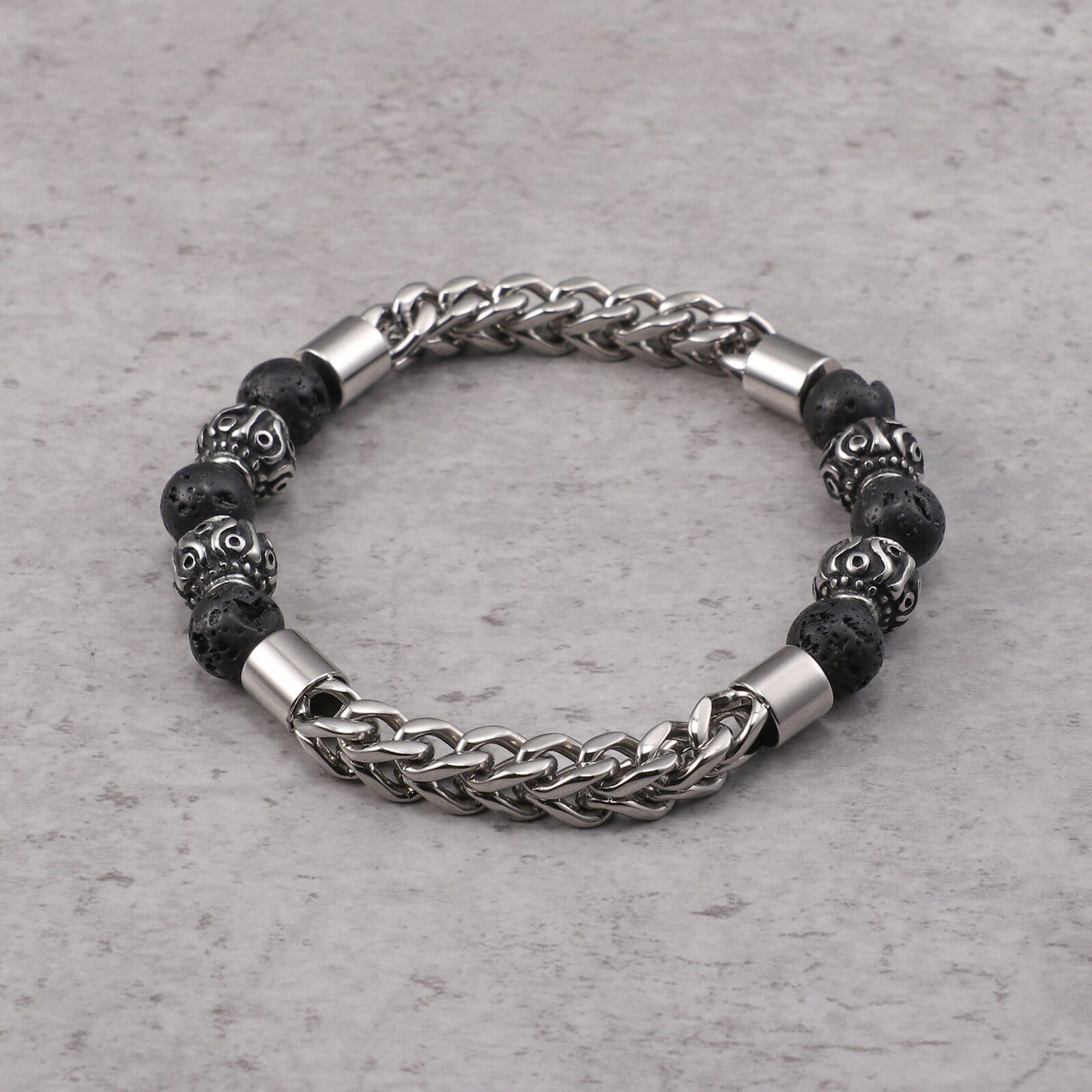 Bracelet Chaîne Boule en Acier - Mon Bracelet Homme