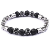 Bracelet Chaîne Boule en Acier