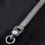Bracelet Chaîne Crâne en Acier - Mon Bracelet Homme