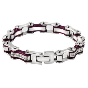 Bracelet Chaîne de Moto Avec Strass Style Hip Hop Stetson - Mon Bracelet Homme