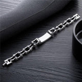 Bracelet Chaîne de Moto Bijou Biker en Acier - Mon Bracelet Homme