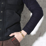Bracelet Chaîne de Moto Chrétien en Acier - Mon Bracelet Homme