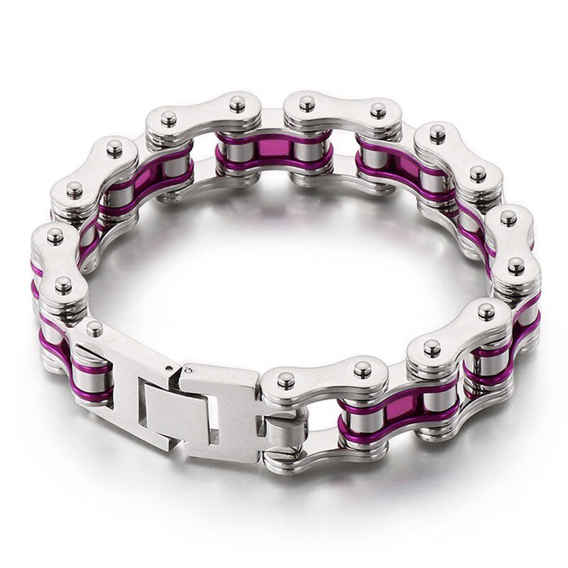 Bracelet Chaîne de Moto de Haute Qualité en Acier Inoxydable Mohammad - Mon Bracelet Homme