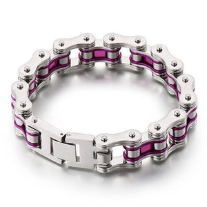 Bracelet Chaîne de Moto de Haute Qualité en Acier Inoxydable Mohammad - Mon Bracelet Homme