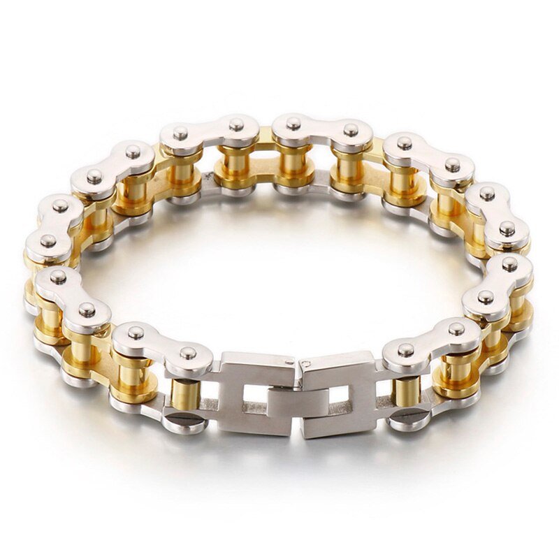 Bracelet Chaîne de Moto de Haute Qualité en Acier Inoxydable Richard - Mon Bracelet Homme