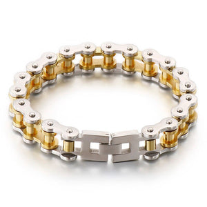 Bracelet Chaîne de Moto de Haute Qualité en Acier Inoxydable Richard - Mon Bracelet Homme