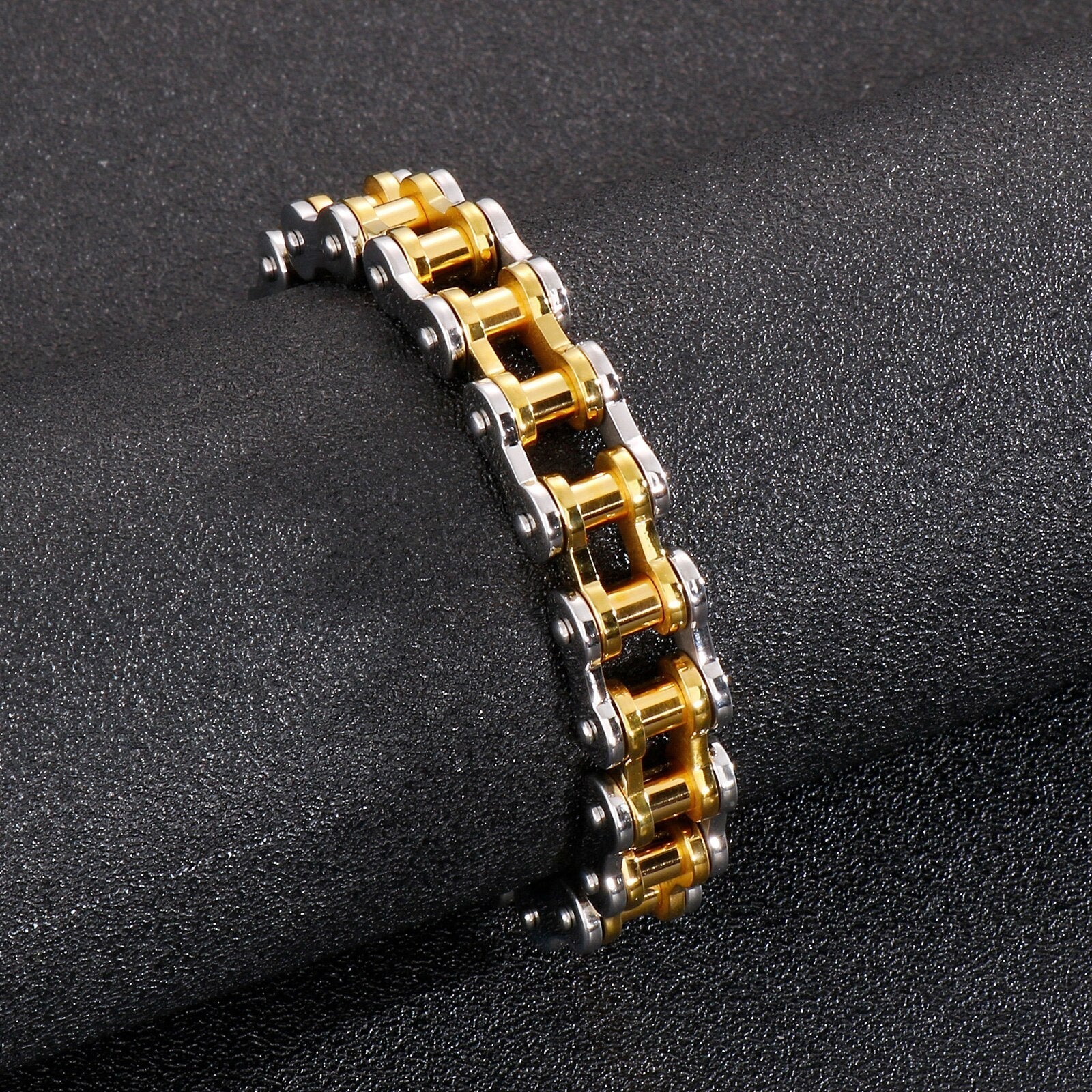 Bracelet Chaîne de Moto de Haute Qualité en Acier Inoxydable Richard - Mon Bracelet Homme