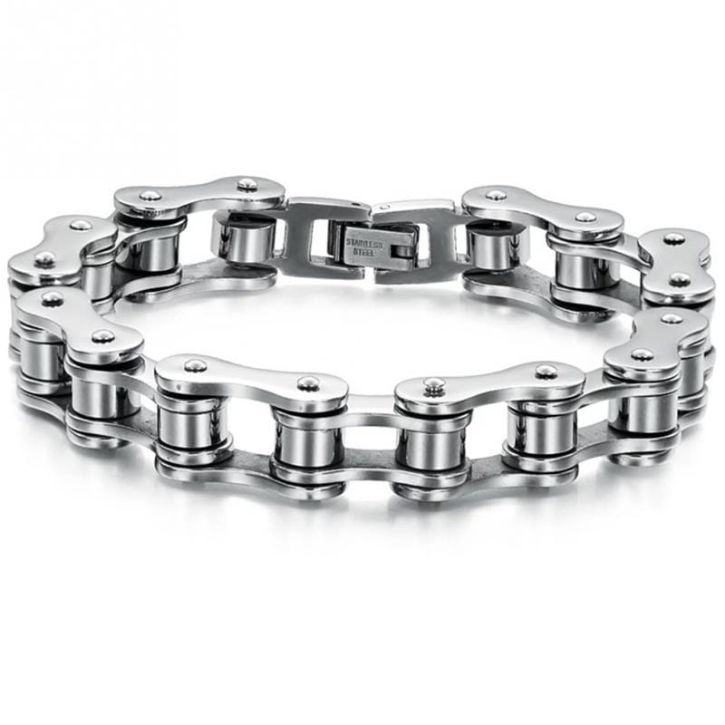 Bracelet Chaîne de Moto en Acier pour Homme - Mon Bracelet Homme