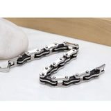 Bracelet Chaîne de Moto Inox en Acier - Mon Bracelet Homme