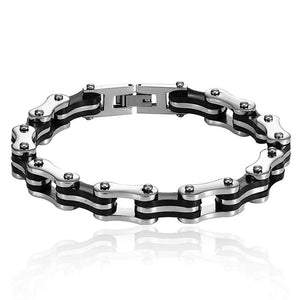 Bracelet Chaîne de Moto Inox en Acier - Mon Bracelet Homme