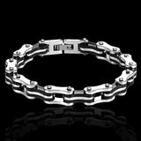 Bracelet Chaîne de Moto Inox en Acier - Mon Bracelet Homme