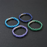 Bracelet Chaîne de Moto Minimaliste Vert - Mon Bracelet Homme