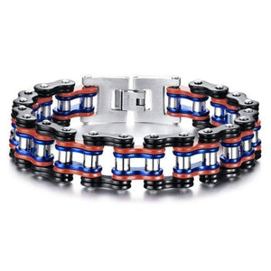 Bracelet Chaîne de Moto Original en Acier - Mon Bracelet Homme