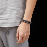 Bracelet Chaîne de Moto Style Rétro en Acier Inoxydable Koa - Mon Bracelet Homme