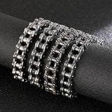 Bracelet Chaîne de Moto Style Rétro en Acier Inoxydable Tucker - Mon Bracelet Homme