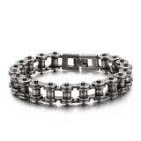 Bracelet Chaîne de Moto Style Rétro en Acier Inoxydable Tucker