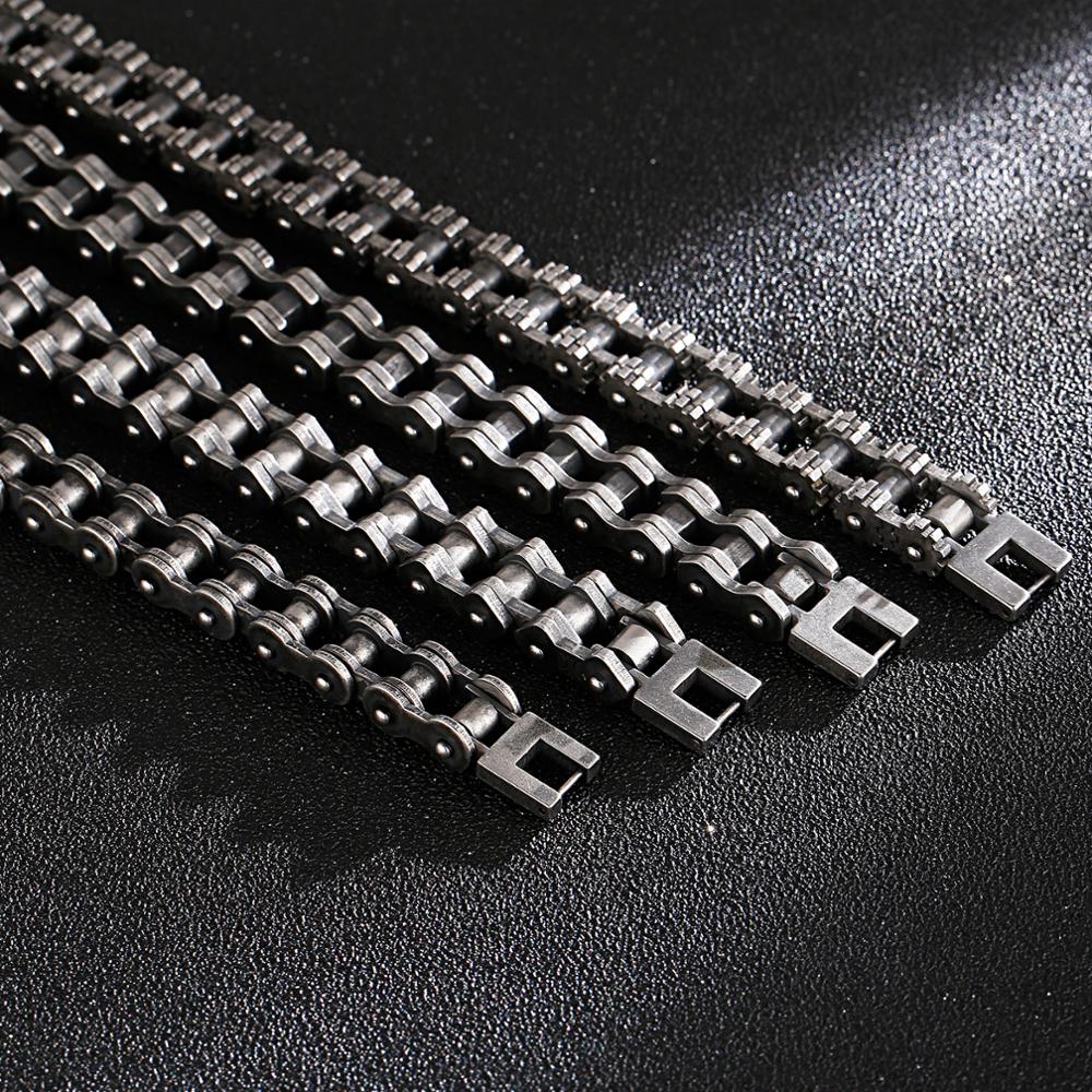 Bracelet Chaîne de Moto Style Rétro en Acier Inoxydable Tucker - Mon Bracelet Homme
