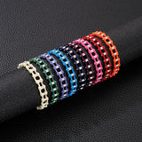 Bracelet Chaîne de Moto Violet Minimaliste Dominick - Mon Bracelet Homme