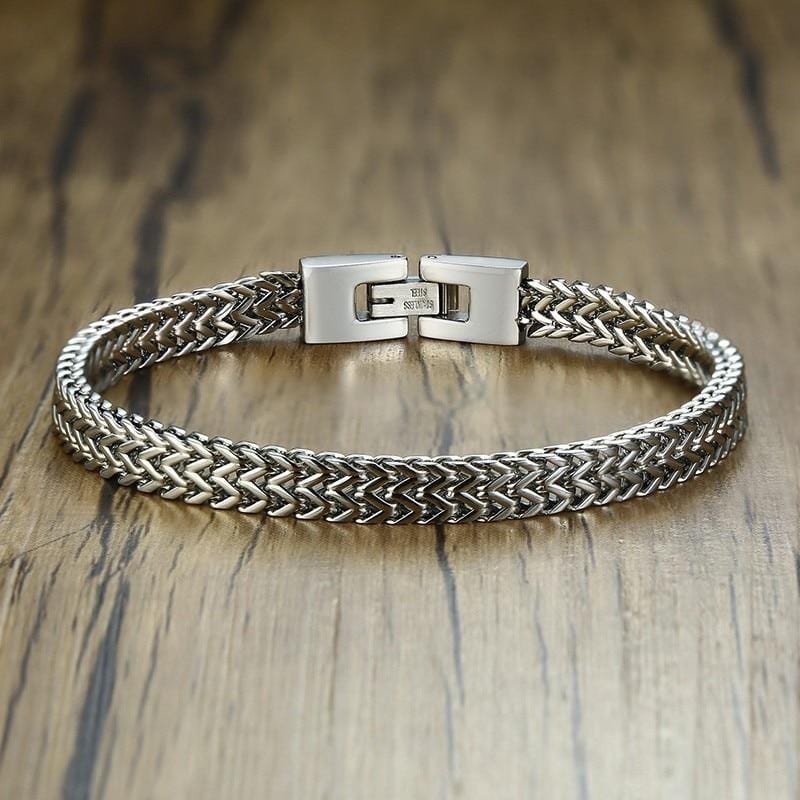 Bracelet Chaîne Fine en Acier - Mon Bracelet Homme