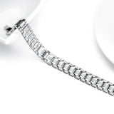 Bracelet Chaîne Homme Argenté en Acier - Mon Bracelet Homme