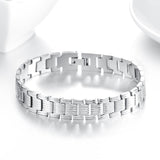 Bracelet Chaîne Homme Argenté en Acier - Mon Bracelet Homme