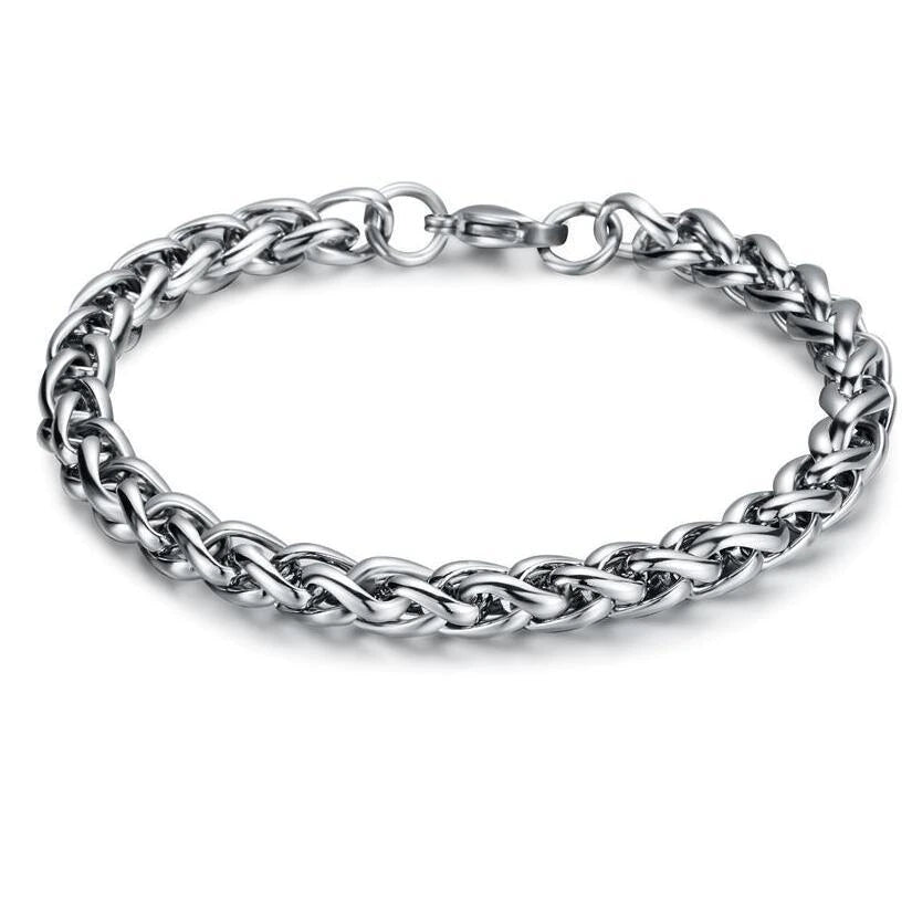 Bracelet Chaîne Homme Basique en Acier - Mon Bracelet Homme