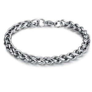 Bracelet Chaîne Homme Basique en Acier - Mon Bracelet Homme