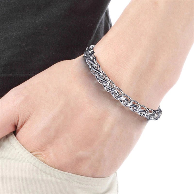 Bracelet Chaîne Homme Basique en Acier - Mon Bracelet Homme
