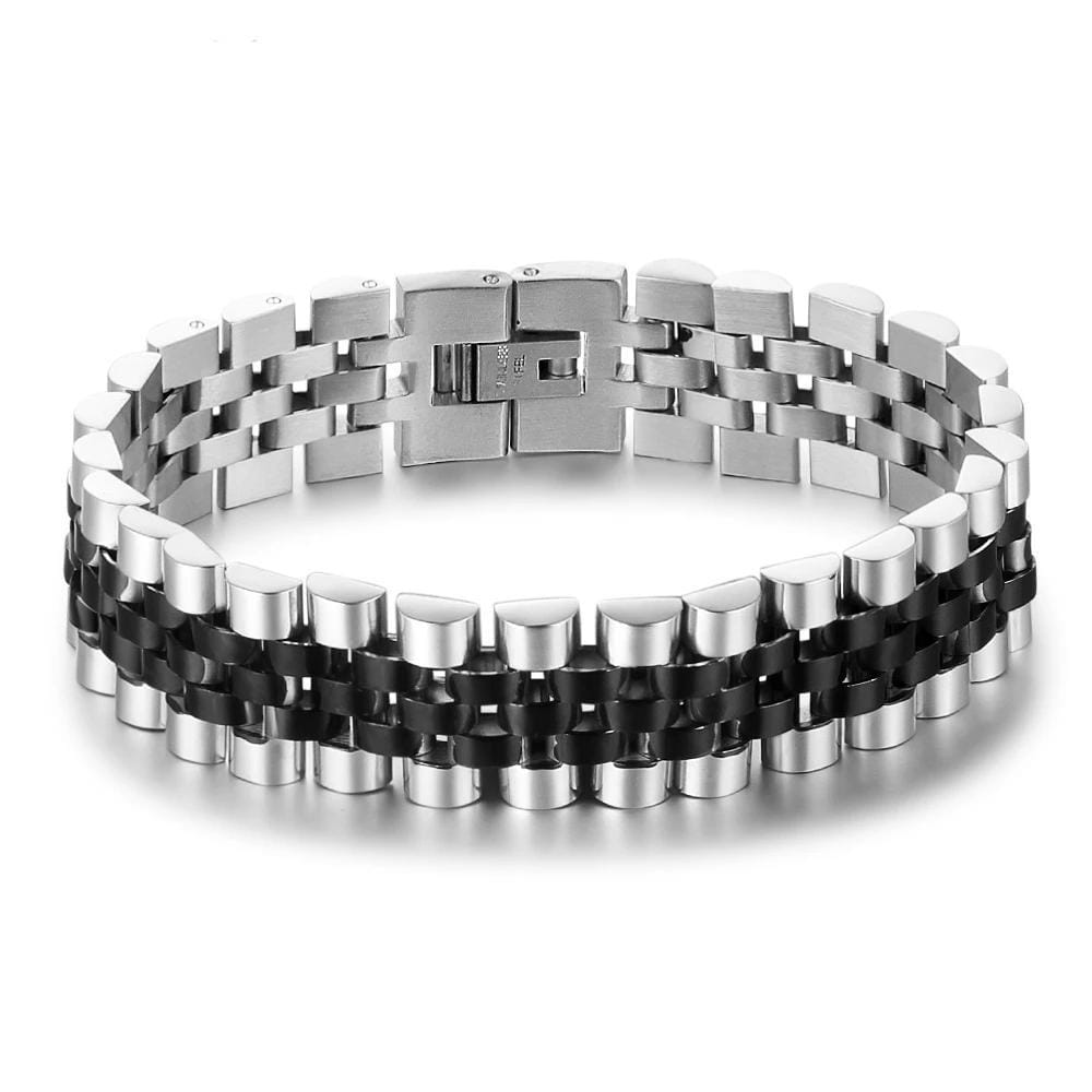 Bracelet Chaîne Homme Couleur Or en Acier - Mon Bracelet Homme