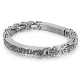 Bracelet Chaîne Homme Luxueux en Acier